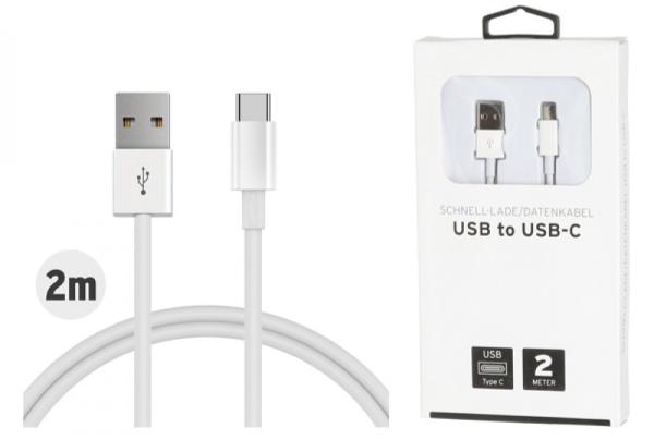 Ladekabel - USB auf USB-C / 2 Meter